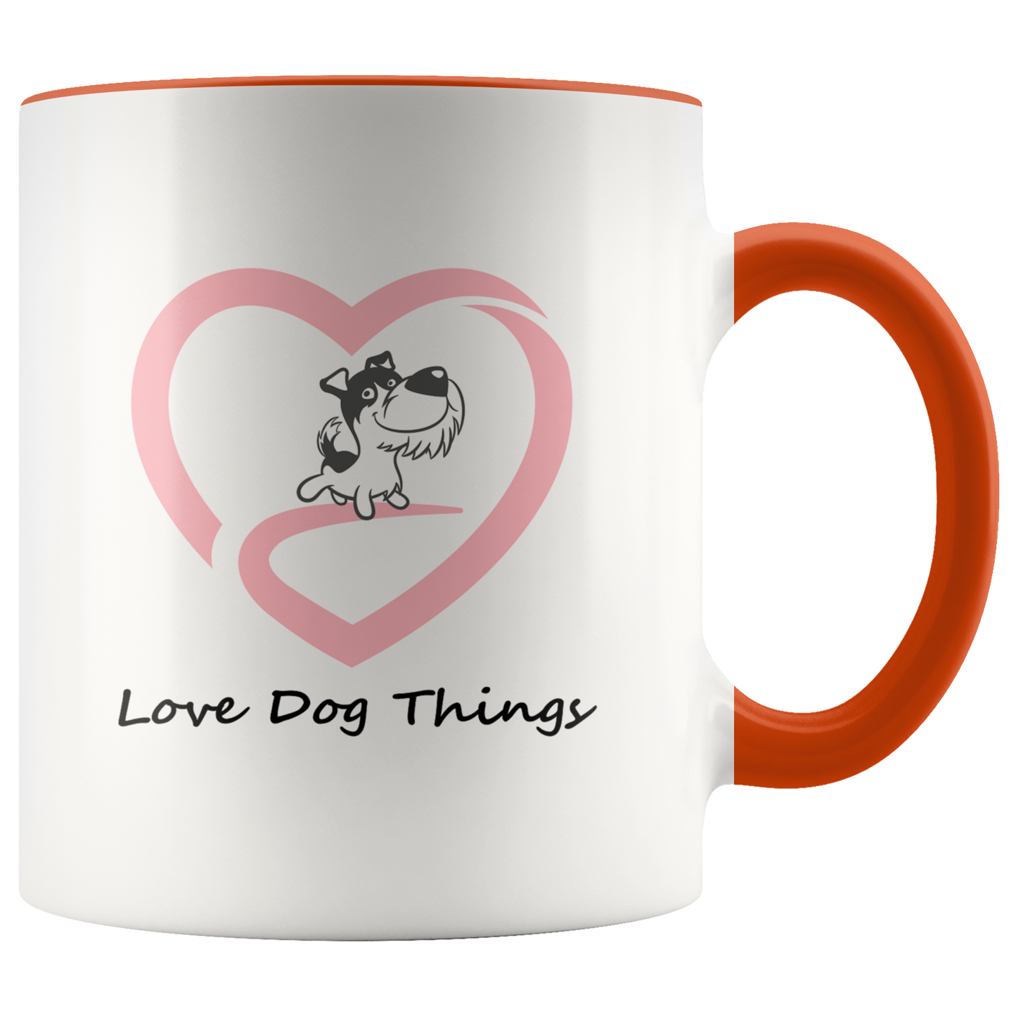 Love Dog Things Two Tone Mug 11oz